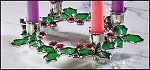 Stained Glass Advent Wreath